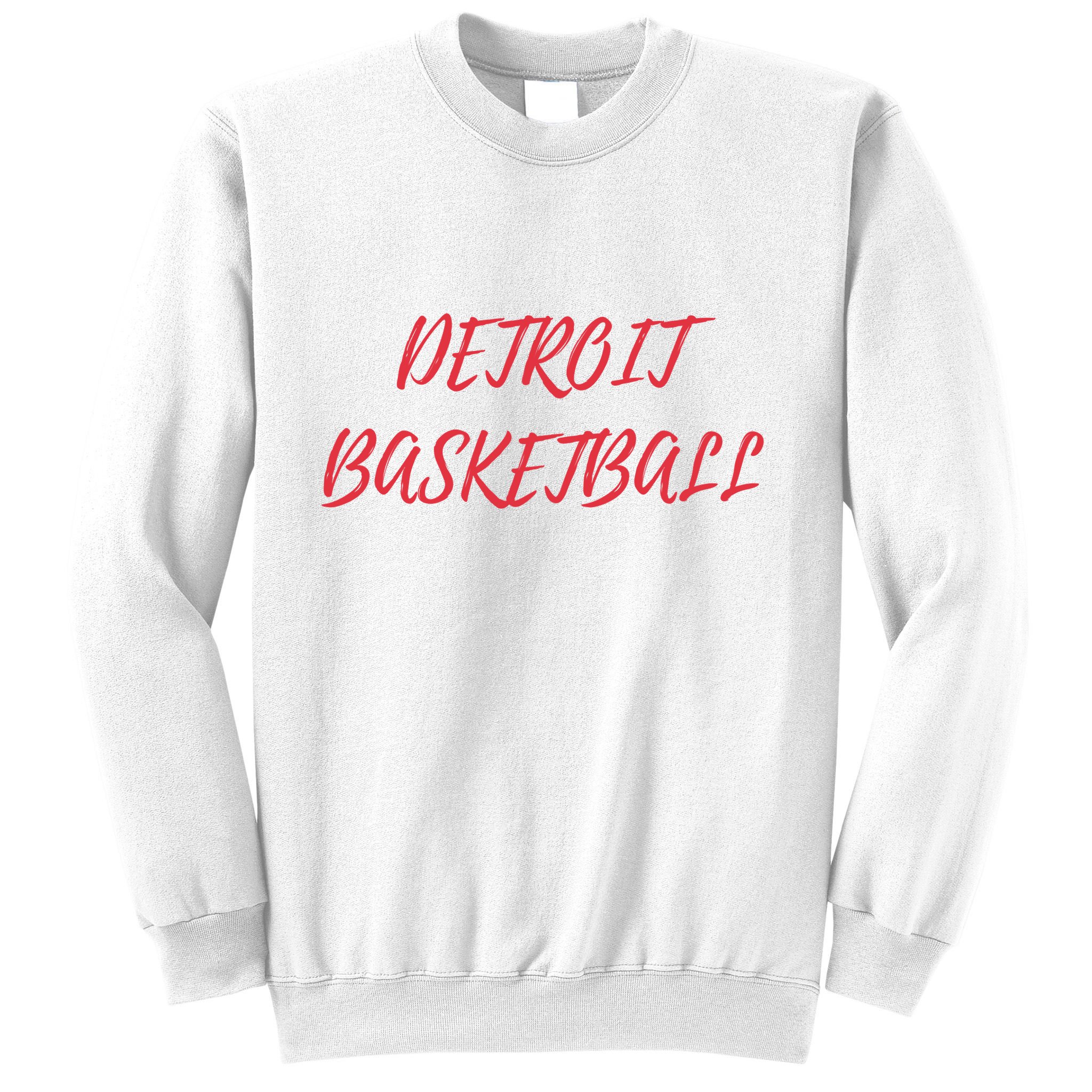 Detroit Basketball Sweatshirt