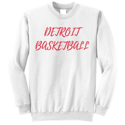 Detroit Basketball Sweatshirt