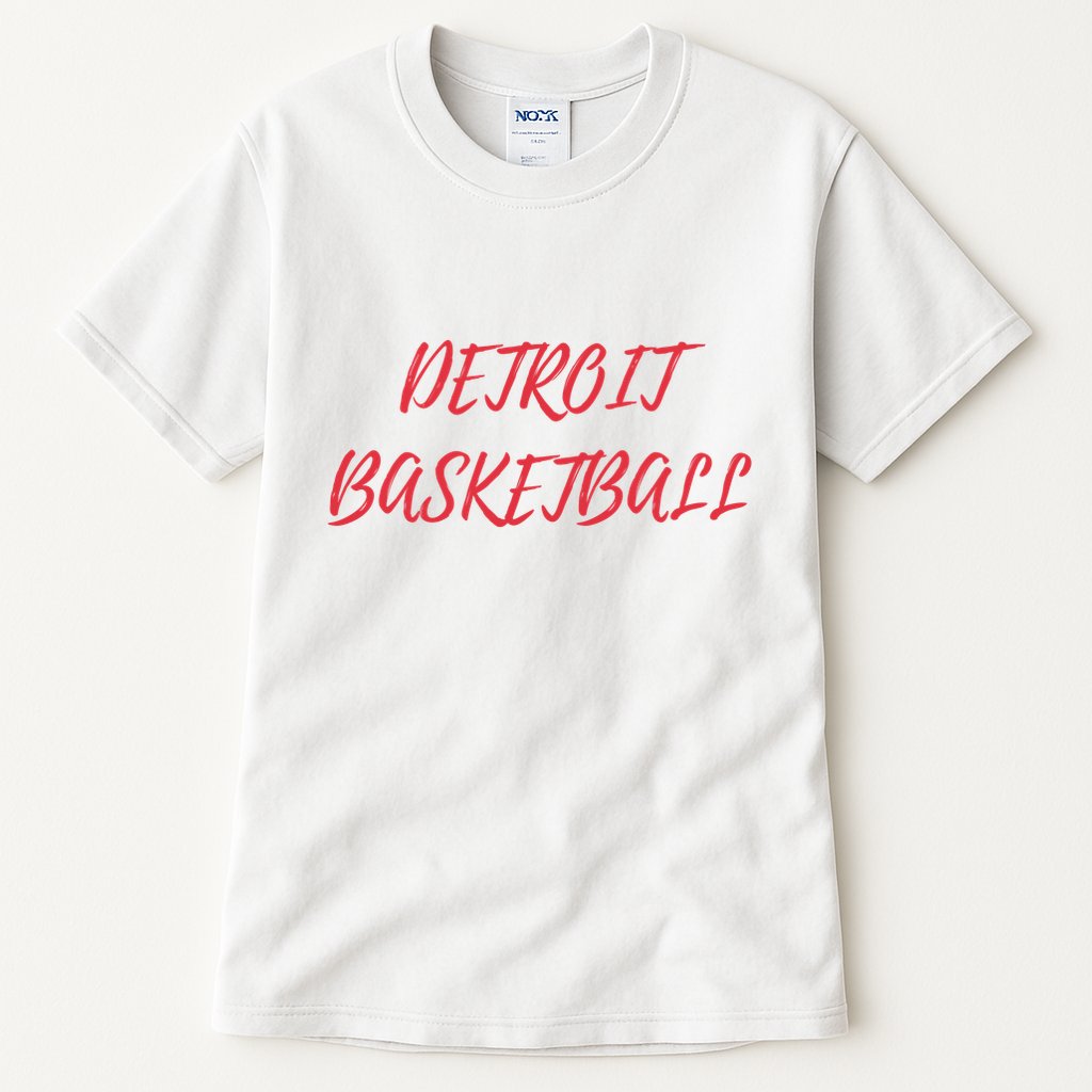 Detroit Basketball Tall T-Shirt