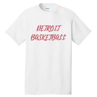 Detroit Basketball Tall T-Shirt