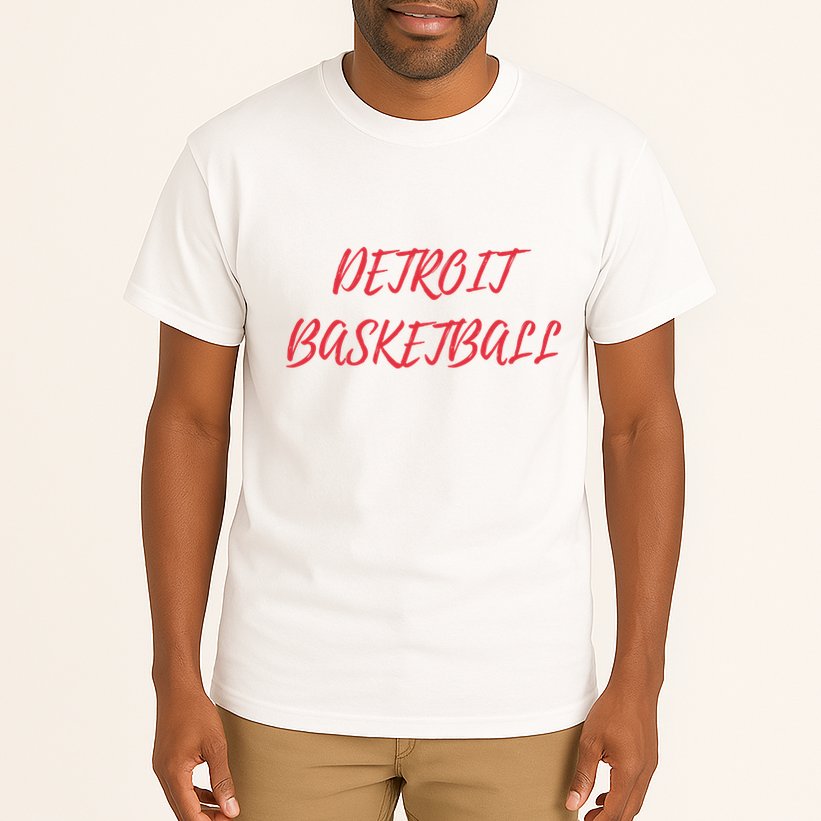 Detroit Basketball Tall T-Shirt