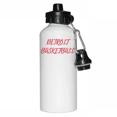 Detroit Basketball Aluminum Water Bottle 