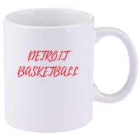 Detroit Basketball 11oz C Handle Ceramic Mug