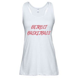 Detroit Basketball Ladies Essential Flowy Tank