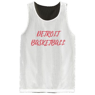 Detroit Basketball Mesh Reversible Basketball Jersey Tank