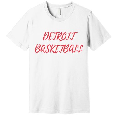 Detroit Basketball Premium T-Shirt