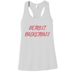 Detroit Basketball Women's Racerback Tank