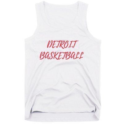 Detroit Basketball Tank Top