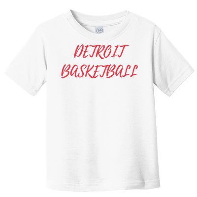 Detroit Basketball Toddler T-Shirt