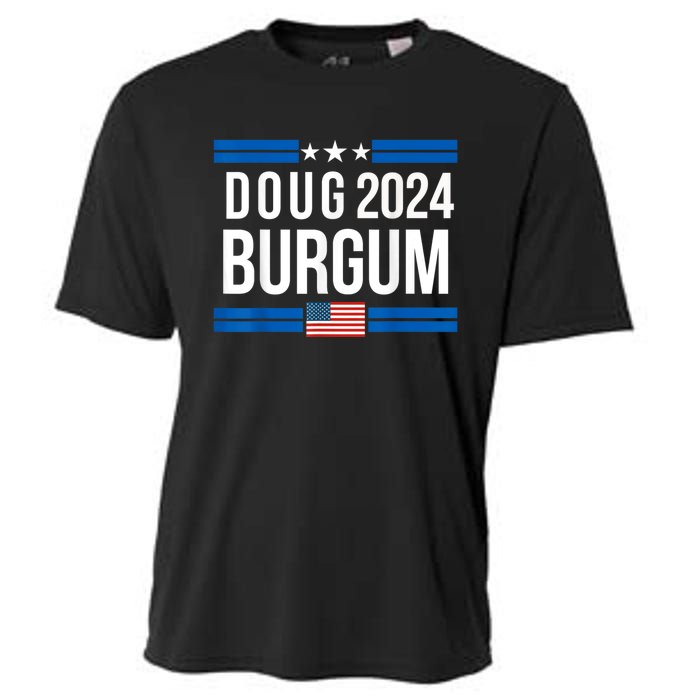 Doug Burgum American Flage 2024 Cooling Performance Crew T-Shirt