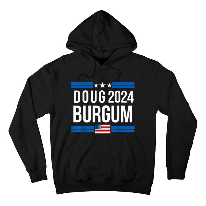 Doug Burgum American Flage 2024 Hoodie