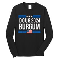 Doug Burgum American Flage 2024 Long Sleeve Shirt