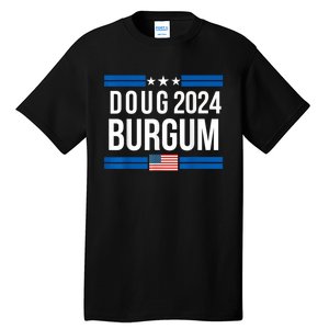 Doug Burgum American Flage 2024 Tall T-Shirt