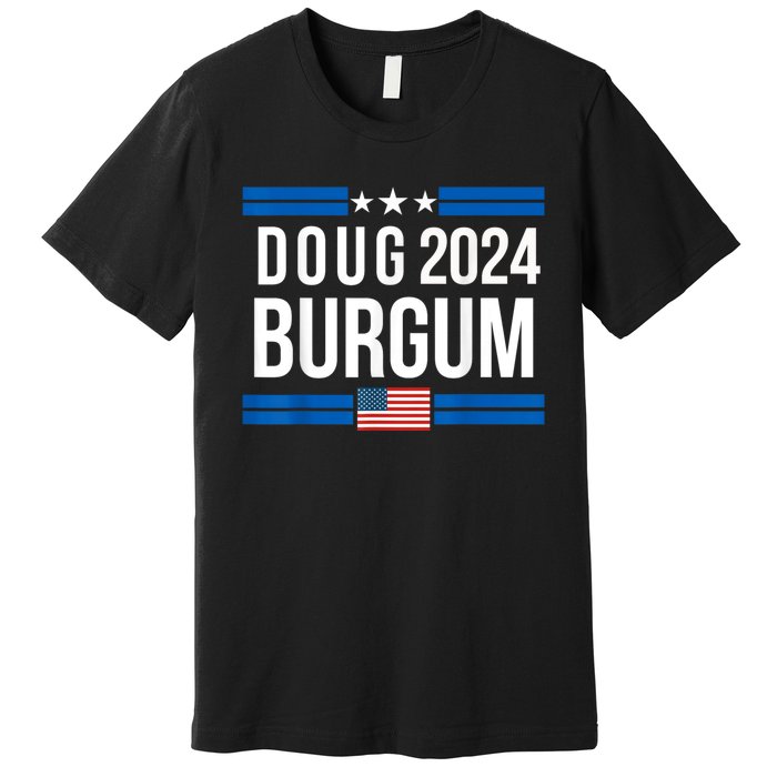 Doug Burgum American Flage 2024 Premium T-Shirt