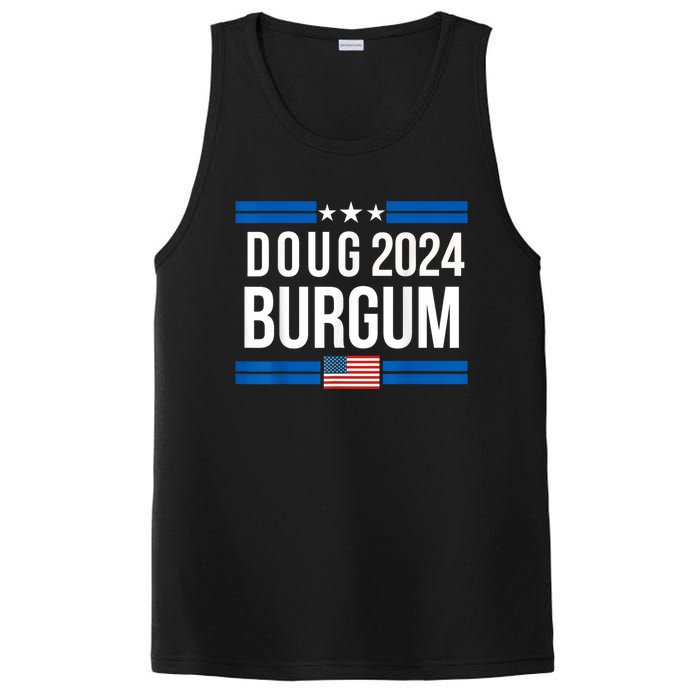 Doug Burgum American Flage 2024 PosiCharge Competitor Tank