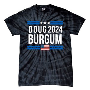 Doug Burgum American Flage 2024 Tie-Dye T-Shirt