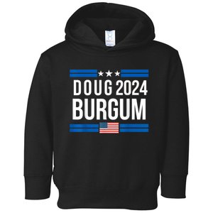 Doug Burgum American Flage 2024 Toddler Hoodie