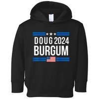 Doug Burgum American Flage 2024 Toddler Hoodie