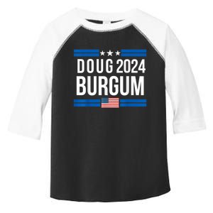 Doug Burgum American Flage 2024 Toddler Fine Jersey T-Shirt