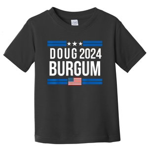 Doug Burgum American Flage 2024 Toddler T-Shirt