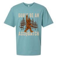DonT Be An Assquatch Outdoor Sasquatch Funny Bigfoot Sueded Cloud Jersey T-Shirt
