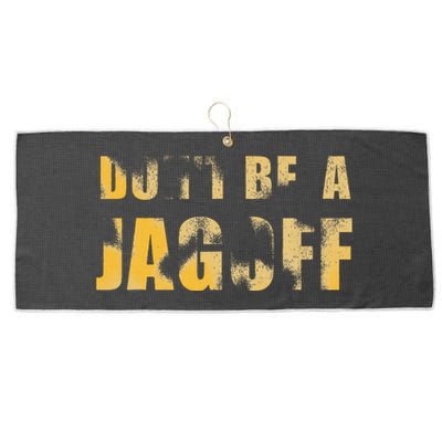 DonT Be A Jagoff Pittsburghese Distressed Large Microfiber Waffle Golf Towel