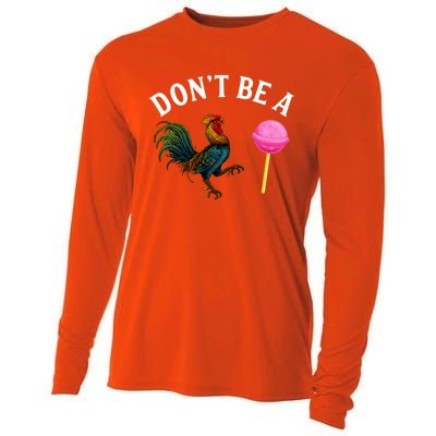 DonT Be A Rooster Lollipop Cock Cooling Performance Long Sleeve Crew