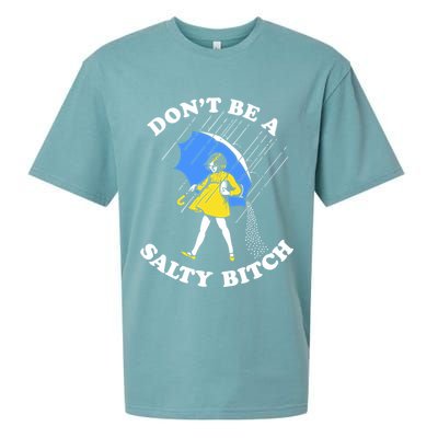 Dont Be A Salty Bitch Funny Sueded Cloud Jersey T-Shirt