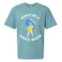 Dont Be A Salty Bitch Funny Sueded Cloud Jersey T-Shirt