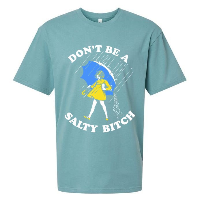 Dont Be A Salty Bitch Funny Sueded Cloud Jersey T-Shirt