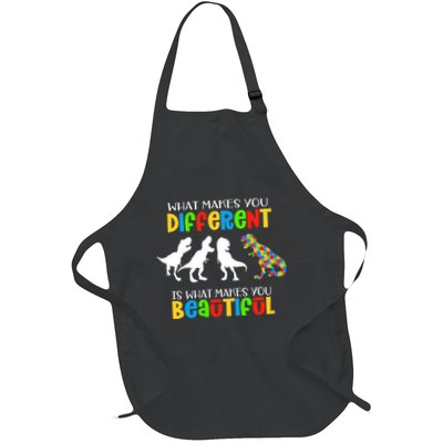 Different Beautiful Autism Awareness Puzzle Piece T Rex Apron
