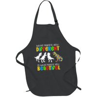 Different Beautiful Autism Awareness Puzzle Piece T Rex Apron