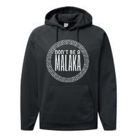 Don't Be A Malaka Medusa Greek Performance Fleece Hoodie