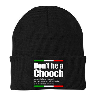 Dont Be A Chooch Italian Slang Funny Saying English Meaning Beanie