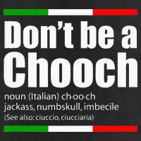 Dont Be A Chooch Italian Slang Funny Saying English Meaning Hat