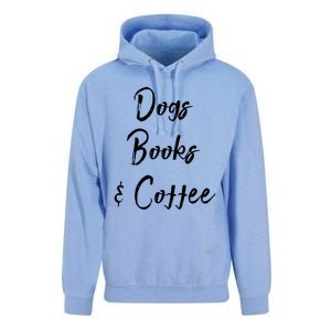 Dogs Books And Coffee Gift Unisex Surf Hoodie