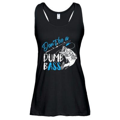 DonT Be A Dumb Bass Angler Saying FatherS Day Outfit Ladies Essential Flowy Tank