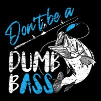 DonT Be A Dumb Bass Angler Saying FatherS Day Outfit Cropped Pullover Crew