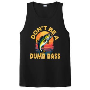 DonT Be A Dumb Bass Fish Funny Dad Fishing PosiCharge Competitor Tank