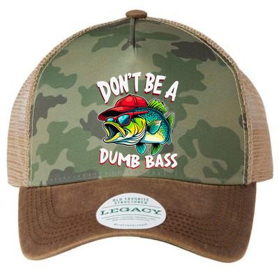 DonT Be A Dumb Bass Fishing Humor Fisherman Master Baiter .Png Legacy Tie Dye Trucker Hat