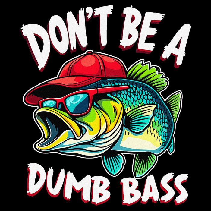 DonT Be A Dumb Bass Fishing Humor Fisherman Master Baiter .Png City Backpack