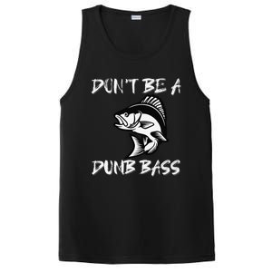 DonT Be A Dumb Bass Funny Fishing PosiCharge Competitor Tank