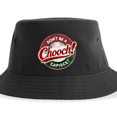 DonT Be A Chooch! Capisce Retro – Funny Italian American Sustainable Bucket Hat