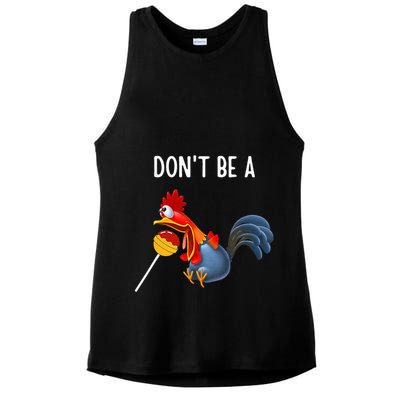 Dont Be A Cocker Sucker DonT Be A Cocktail Sucker Ladies PosiCharge Tri-Blend Wicking Tank