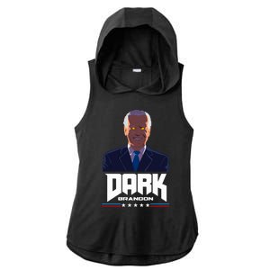 Dark Brandon Anti Joe Biden Ladies PosiCharge Tri-Blend Wicking Draft Hoodie Tank