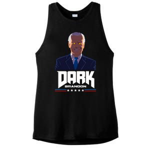 Dark Brandon Anti Joe Biden Ladies PosiCharge Tri-Blend Wicking Tank