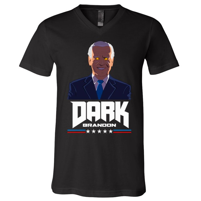Dark Brandon Anti Joe Biden V-Neck T-Shirt
