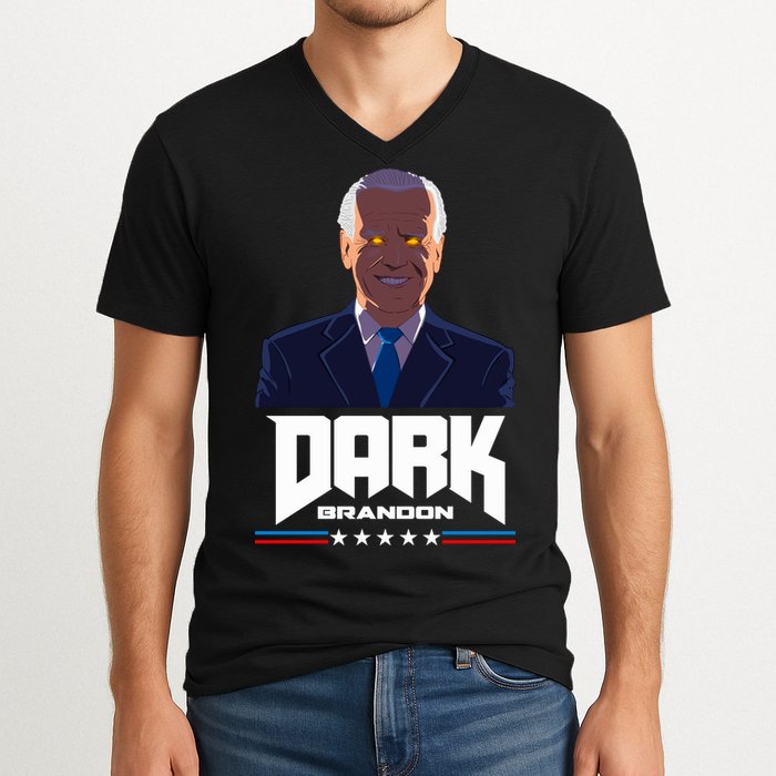Dark Brandon Anti Joe Biden V-Neck T-Shirt