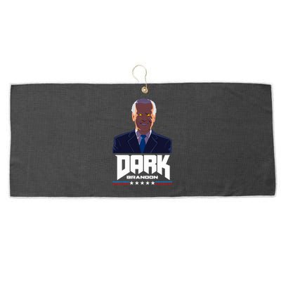 Dark Brandon Anti Joe Biden Large Microfiber Waffle Golf Towel