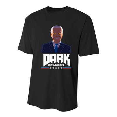 Dark Brandon Anti Joe Biden Youth Performance Sprint T-Shirt